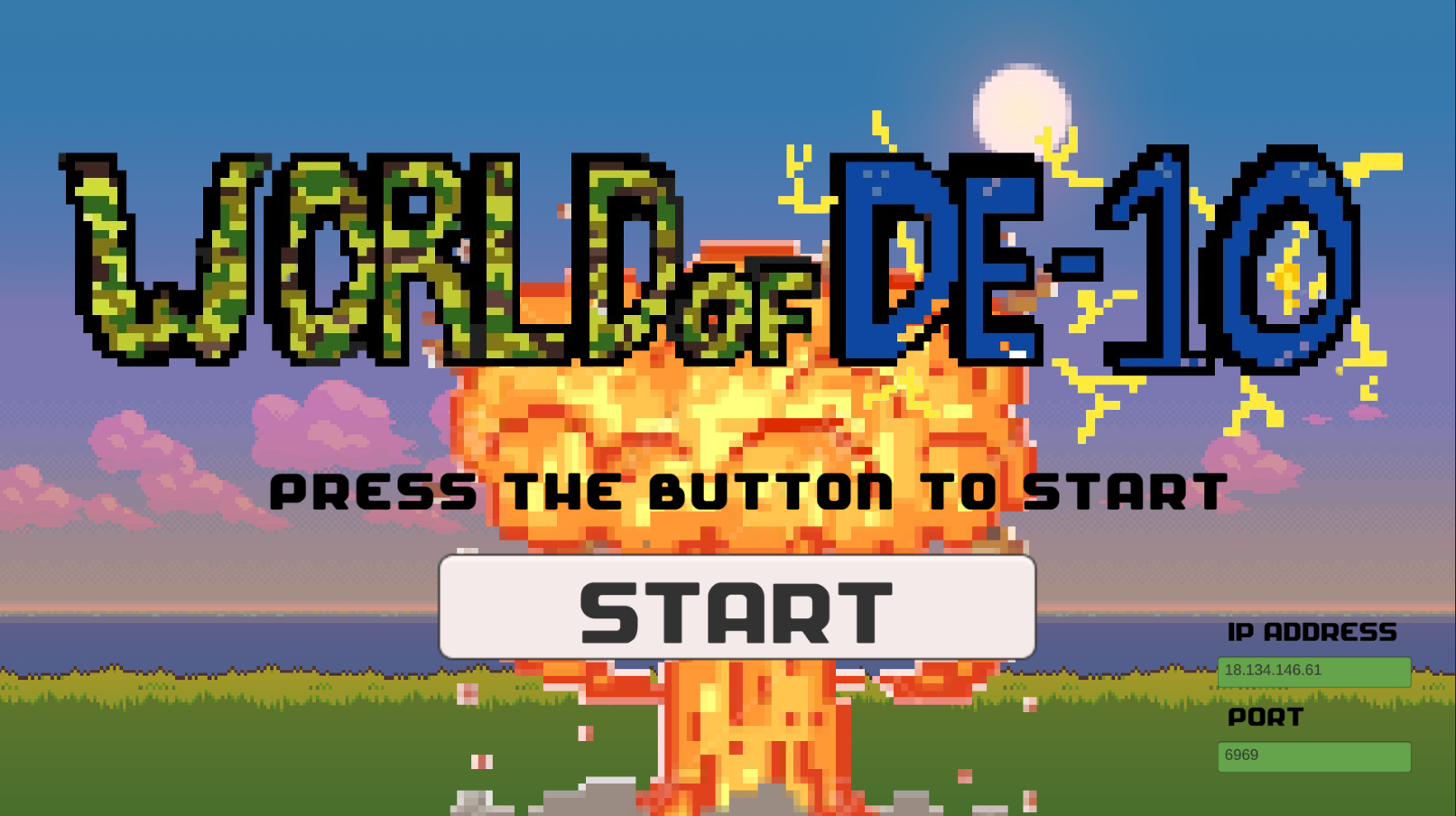 Multiplayer tank battle game running on FPGA-based controllers